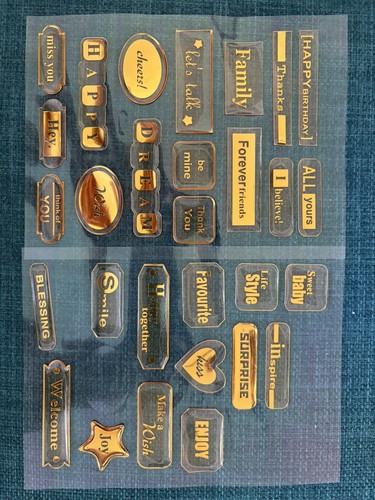 Card making bundle toppers - card,