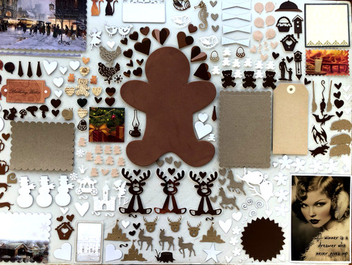 Job lot card - making, clear
